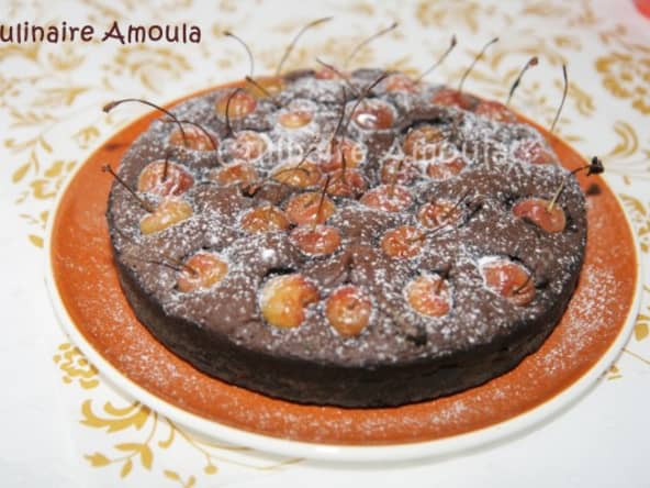 Fondant chocolat cerises