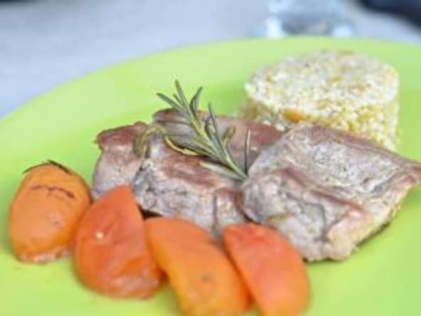 Filet mignon de porc aux abricots