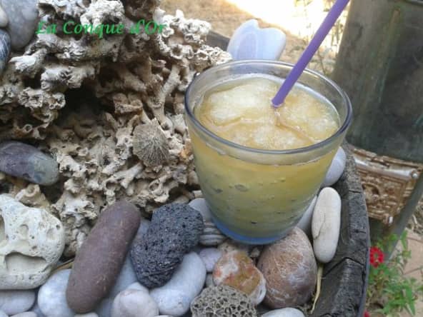 Granité de citron au thé glacé maison