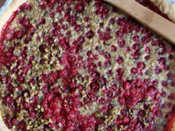 Tarte aux Groseilles et Pistaches
