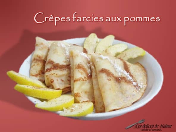 Crêpes farcies aux pommes