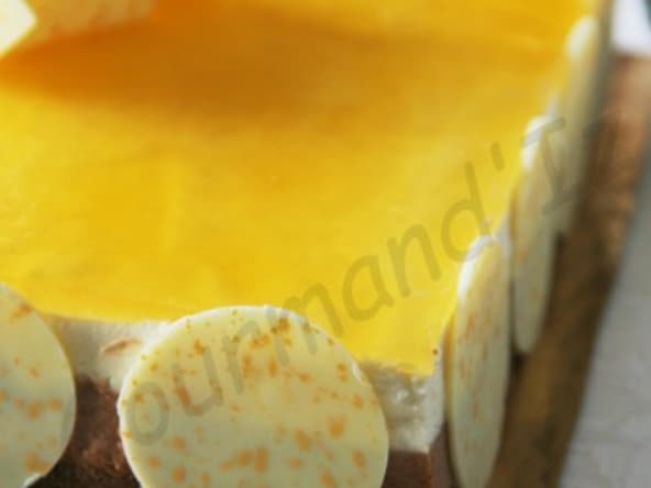 L'entremet caramélia et mandarine