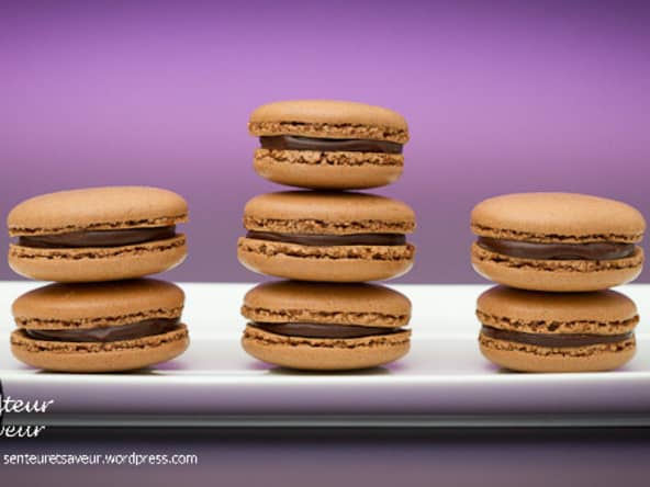Macarons au chocolat