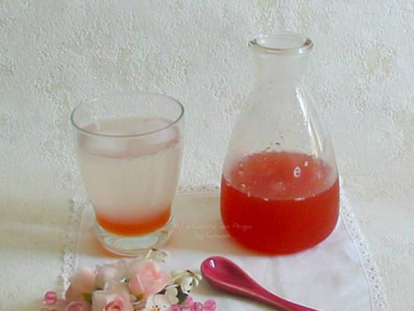 Sirop de Rhubarbe au Citron Vert et à la Rose