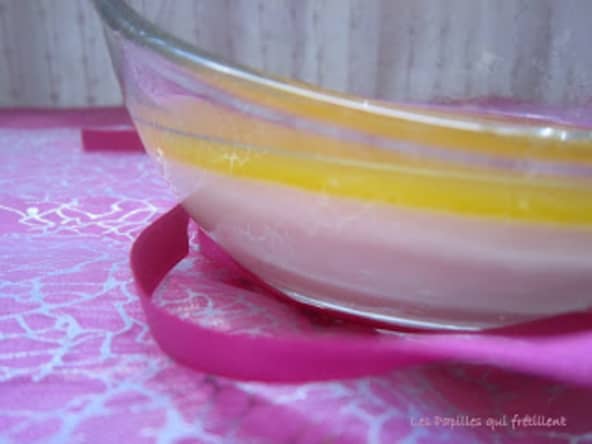 Panna cotta a la mangue fraîche et fruitée