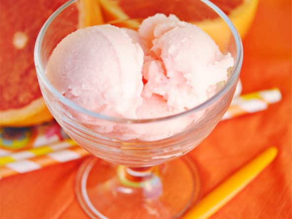 Sorbet au Pamplemousse rose