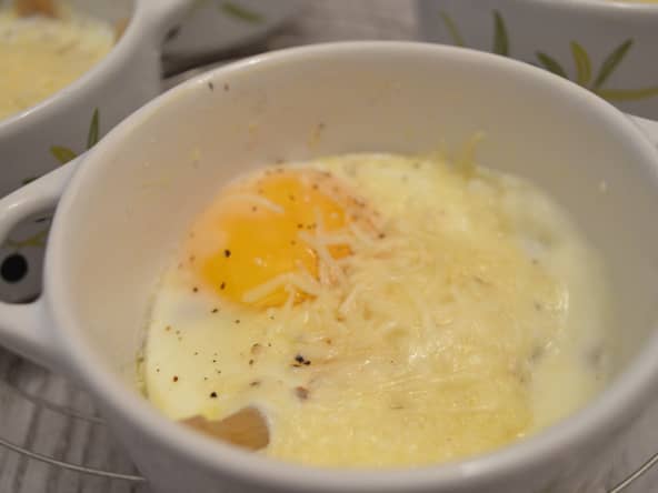 Oeufs cocotte aux asperges