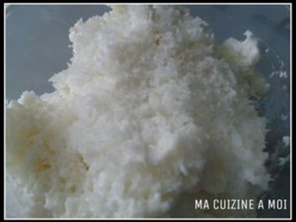 Mousse légère et rafraîchissante à la noix de coco