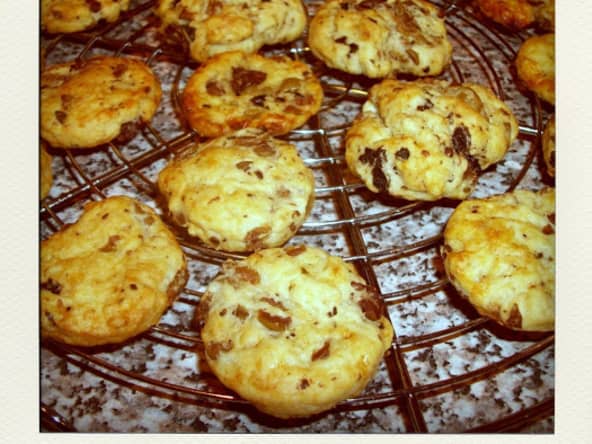 Palets aux olives et au fromage de chèvre