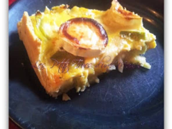 Tarte poireau-chèvre, un classique