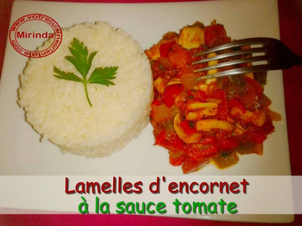 Encornets à la sauce tomate