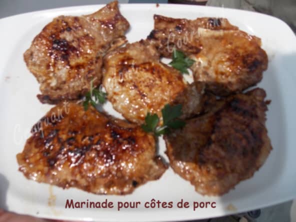 Marinade pour côtes de porc
