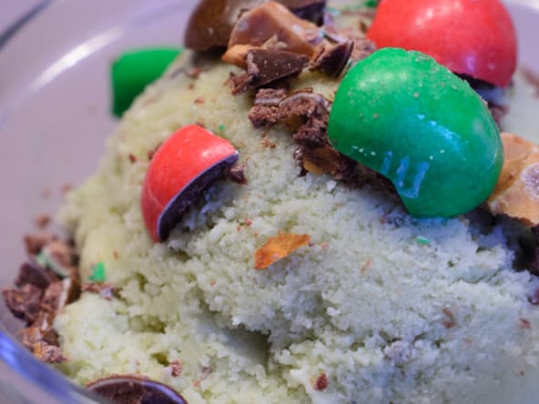 Crème glacée fondante aux M&M'S