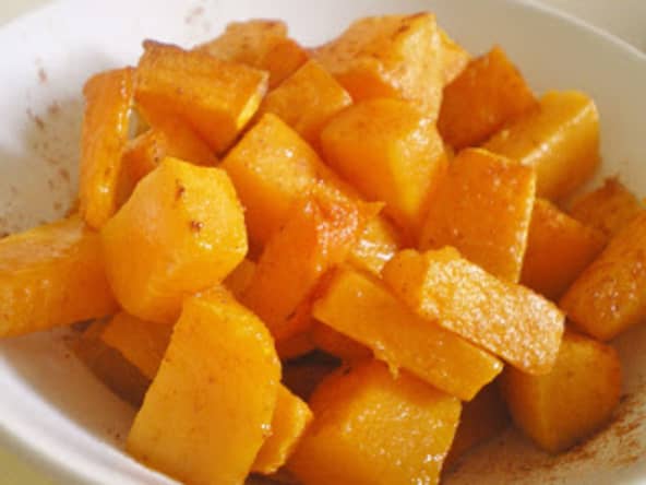 Frites de courge butternut et paprika au four