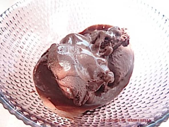 Sorbet au chocolat noir