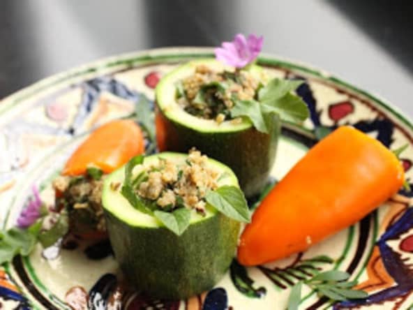 Courgettes farcies à la géorgienne et repas 'farci'
