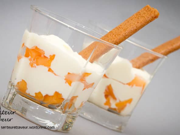 Verrine de melon au mascarpone