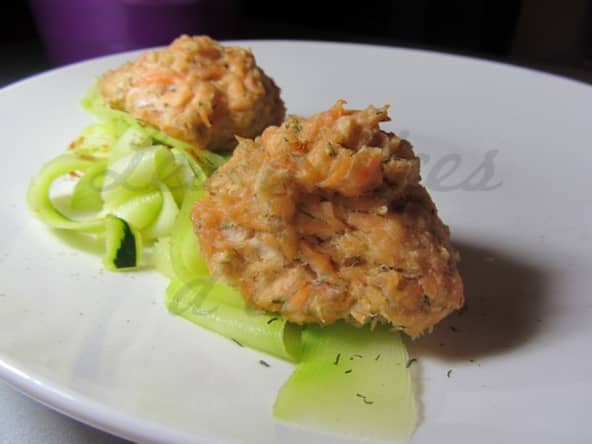 Boulettes de saumon à l'avoine