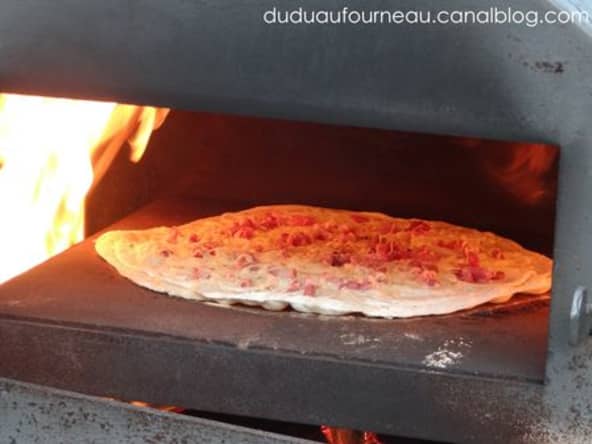 Tarte flambée alsacienne