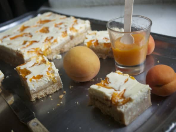 Cheesecake aux abricots