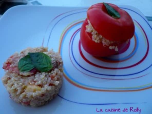 Tomates farcies au quinoa et au thon