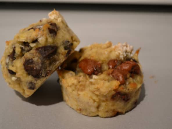 Muffins choco banane