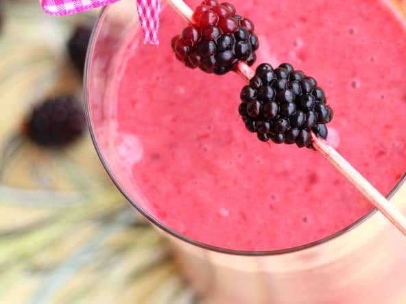 Smoothie qui fait bronzer