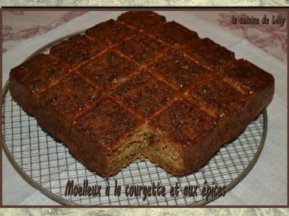 Moelleux à la courgette et aux épices