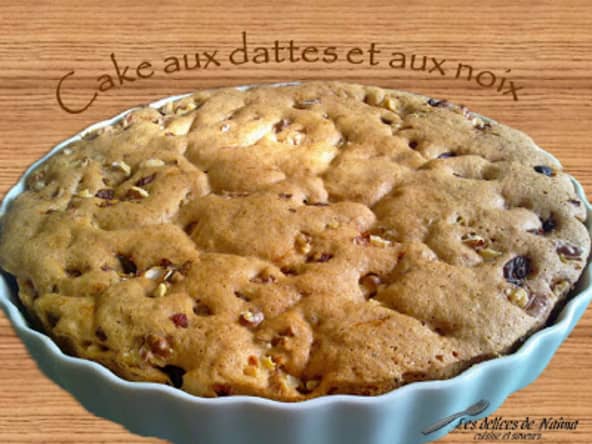 Cake aux dattes et aux noix