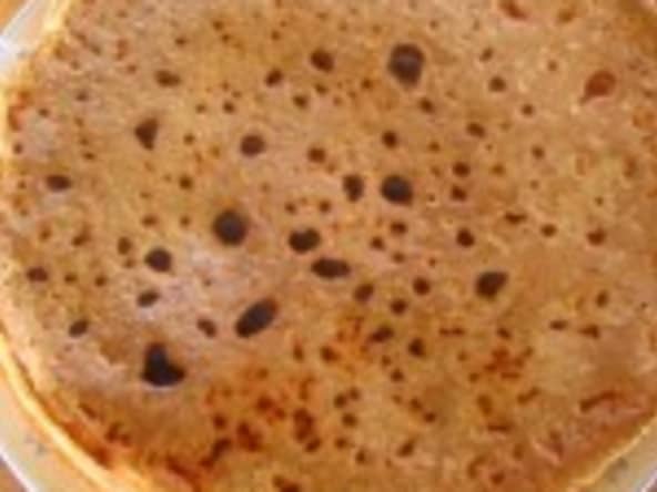 Crêpes à la farine d'épeautre et de châtaignes