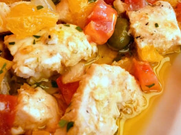 Thon aux agrumes et aux câpres