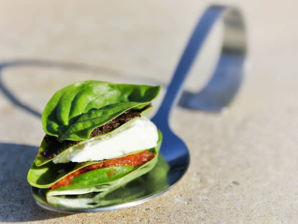 Millefeuille de basilic