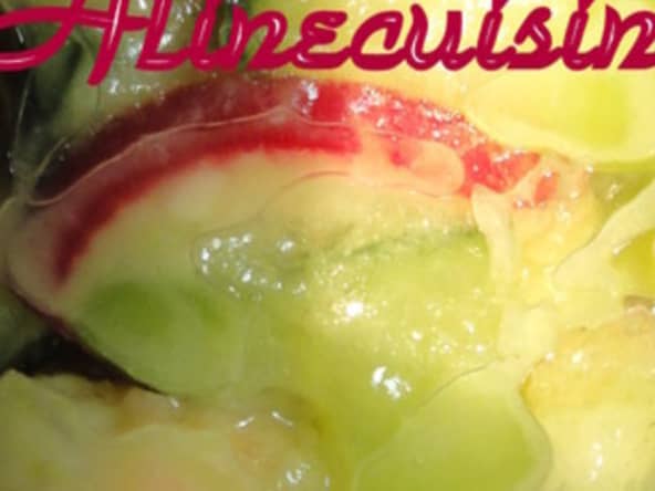 Tartare de truite aux légumes frais