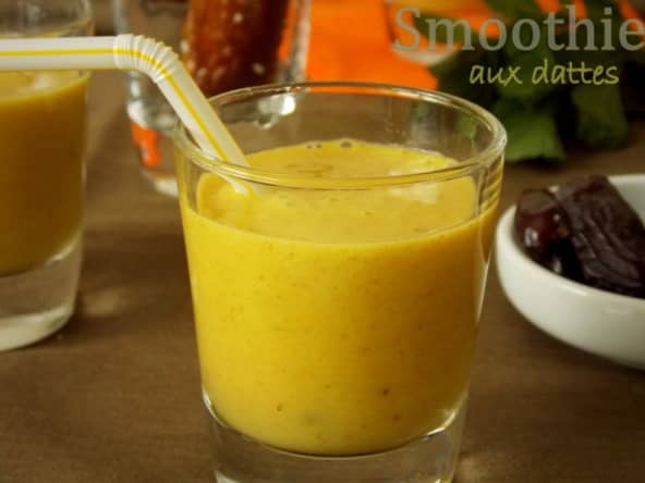 Smoothie mangue dattes
