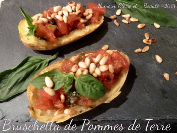 Pommes de terre façon "Bruschetta"