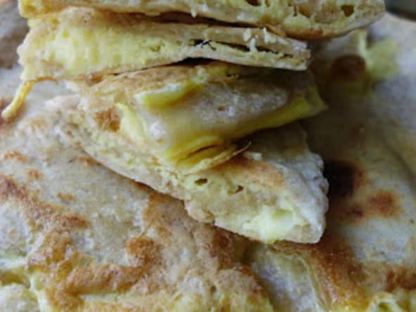 L’œuf versé dans la galette