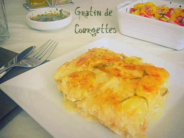 Gratin de courgettes et pommes de terre