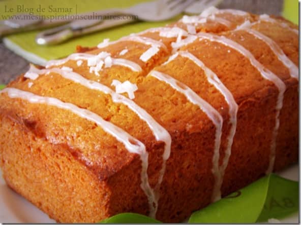 Cake bien moelleux à la noix de coco et au citron vert