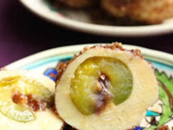 Dumplings hongrois farcis aux prunes et aux noix