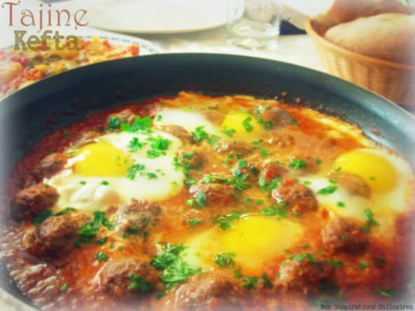 tajine kefta aux oeufs