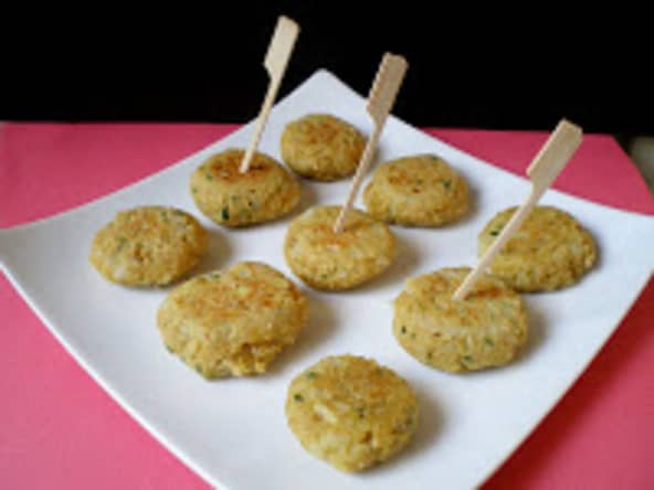 Boulettes ou galettes fondantes et parfumées aux pois chiches