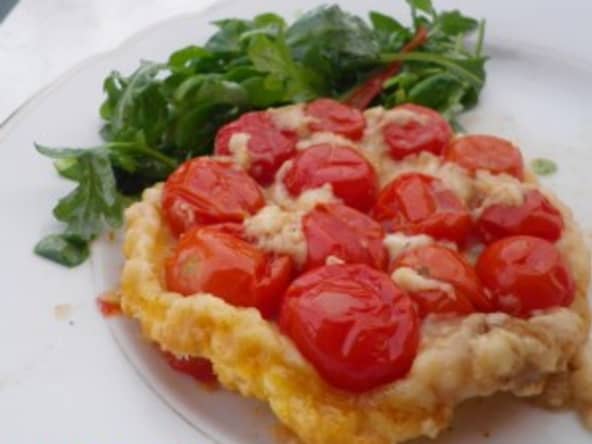Mini-tatins de tomates cerises