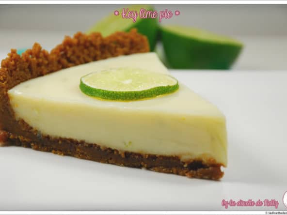 Key lime pie: Tarte au citron vert et speculoos