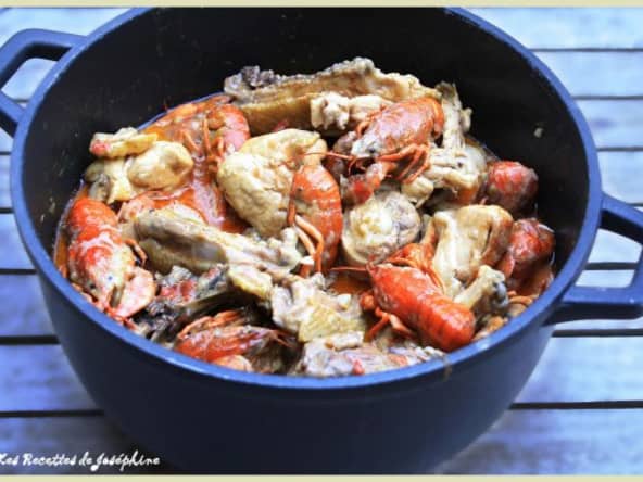 Poulet aux écrevisses