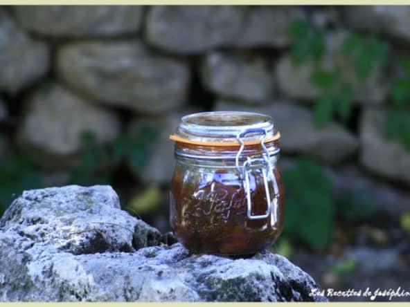 Chutney aux figues et raisins