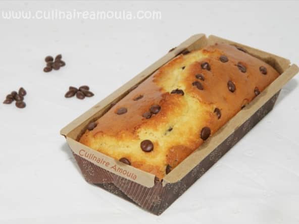 Cake aux pépites de chocolat
