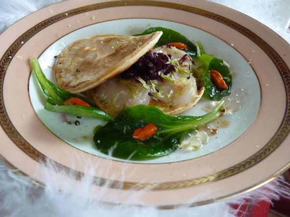 Saint-jacques en carpaccio