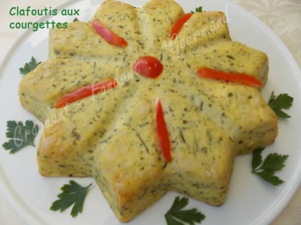 Clafoutis aux courgettes