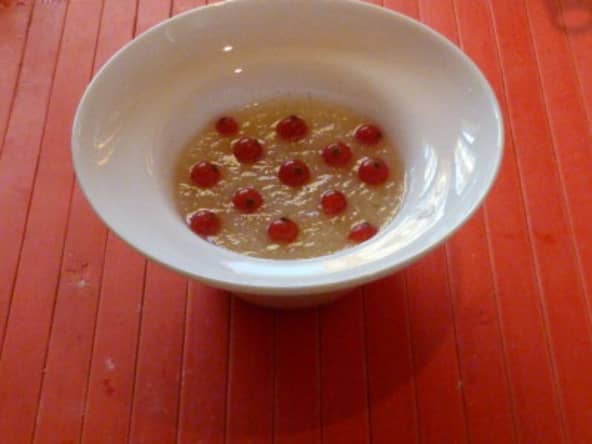 Soupe fraîche "minceur" de melon d'Espagne et vanille