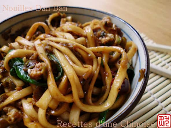 Nouilles Dan Dan comme à Pékin